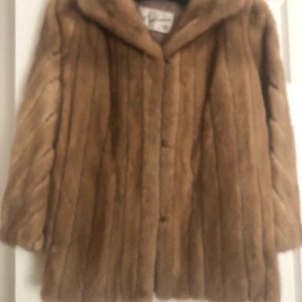 Mink jacket, Size Medium